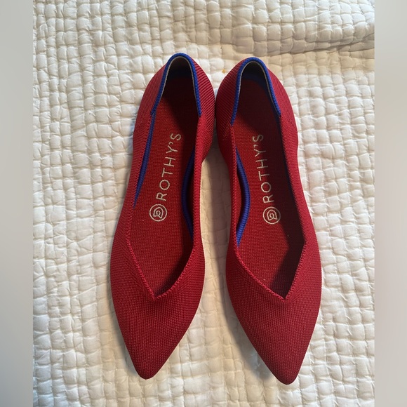 Rothy’s The Point (original) 7 in Chili Red - Picture 2 of 5